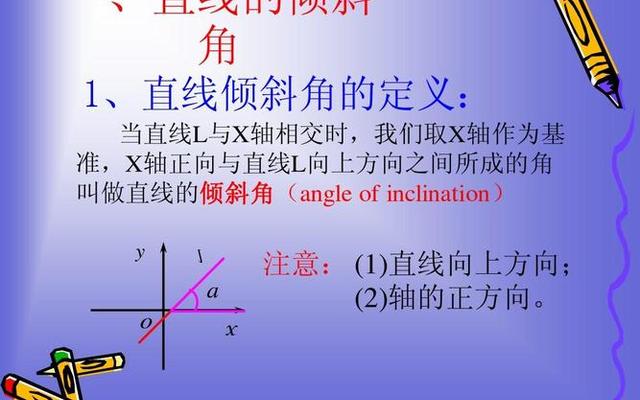 倾斜角越大斜率越大吗