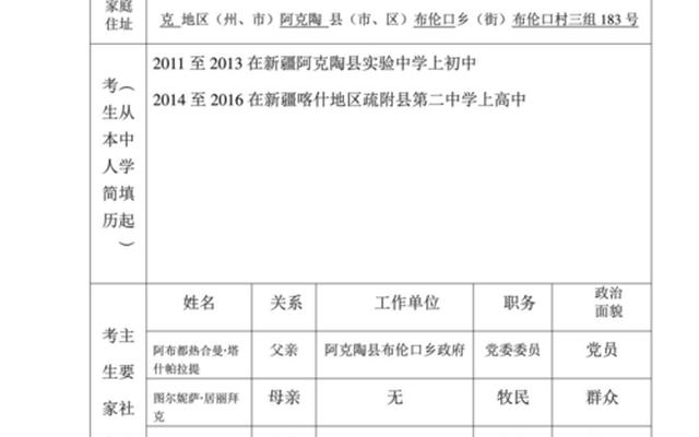 军校政审查三代是哪些人