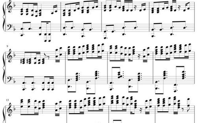 爱国的钢琴曲谱-关于爱国方面的钢琴曲