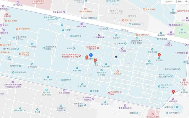 西北师范大学在哪个区