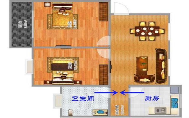 一进门右手边是卫生间好不好