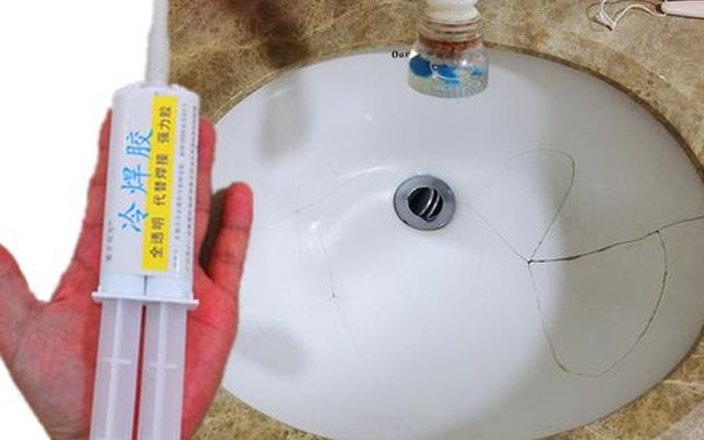 洗脸盆有裂缝了用什么修补