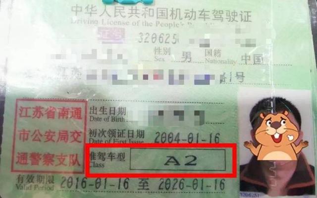 驾驶证a1和a2哪个级别高